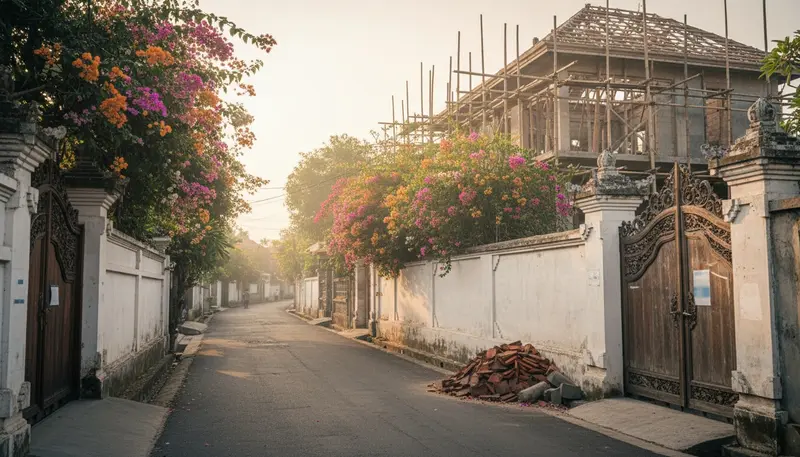Renovation of an existing villa in a quiet Seminyak lane in Bali